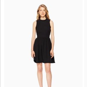 Kate spade black ruffle fit and flare ma Cherie